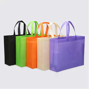 Sac à provisions fourre-tout imprimé pp non tissé promotionnel vente en gros/sacs à provisions non tissés réutilisables imprimables avec logo - Product Image 1