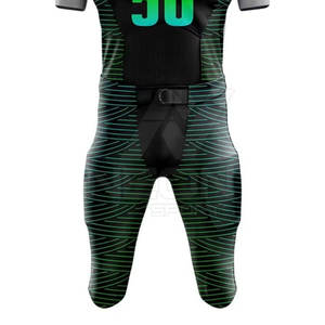 Uniforme de football américain en gros, style tendance, à manches courtes, respirant et disponible en grandes tailles, fabriqué au Pakistan - Product Image 5