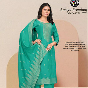 Mejor calidad estilos tradicionales Salwar Kameez para mujeres elegante diseño indio paquistaní moderno Twist Party Diwali hecho viscosa - Product Image 1