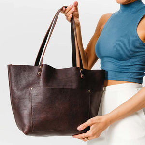 Sacs fourre-tout en cuir véritable de haute qualité pour femmes avec fermeture à glissière pour le travail, les loisirs, la plage et les voyages - Design élégant de sac messager - Product Image 4