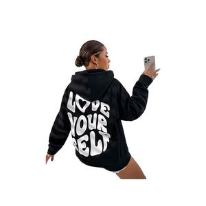 Sudaderas con Capucha y Pantalones Deportivos Unisex de Algodón 100% de Alta Calidad, Estilo Hip Hop, con Logotipo Personalizado, Estampado Puff, Talla Grande - Product Image 6