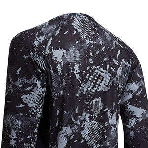 Ropa de Pesca con Diseño de Camuflaje, Ropa Deportiva para Exteriores, Camisetas de Pesca, Cuello Redondo, Manga Larga - Product Image 4