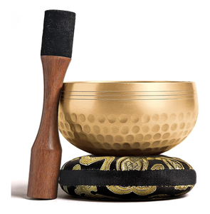 Hermoso Cuenco Tibetano de Metal Pulido Hecho a Mano en Nepal, Instrumento para Meditación, Yoga, Sanación con Sonido, Bienestar Espiritual, Largo - Product Image 2