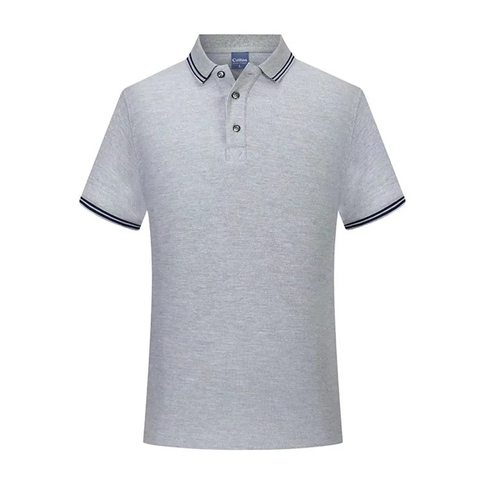 2023 personnalisé Sport luxe plaine Golf conception hommes coton garçon t-shirt en gros blanc Polo t-shirt avec broderie Logo