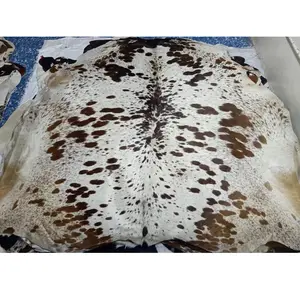 Large Cowhide Rugs 100% Cowhide Leather Rugs Tricolor Cow Hide Skin Carpet Area rugs