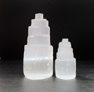 Vente en gros de baguette de sélénite en cristal, tour de sélénite naturelle pour la guérison à partir d'exportations de cristal Exis - Product Image 4