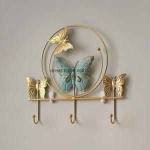 Fantastic Looking Pattern Hanger and <b>Hooks</b> Antique Rustic Decorative Bedroom and Cafe Hanging <b>Hooks</b> & <b>Rails</b> From Indian Supplies - Product Image 3