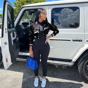 Chaqueta universitaria de invierno con estilo para hombre al por mayor, ropa de calle de moda americana con parches de chenilla personalizados, ropa larga bordada - Product Image 2