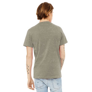 T-shirts en coton 100% personnalisés, t-shirts en coton respirant à col en V pour homme - Product Image 2