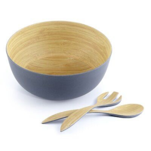 Bol à salade empilable en bambou filé du Vietnam, sans BPA, biodégradable, écologique, prix de gros compétitif, taille personnalisable - Product Image 4