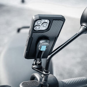 X-GUARD A+ Black Mirror <b>Phone</b> <b>Holder</b> Motorcycle Handlebar Accessories - Product Image 1