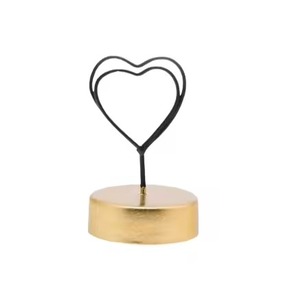 Minimal Small Metal Card Stand para Party Place Cards Fotos Menú Etiquetas Receta Notas y uso diario en el escritorio Venta al por mayor de La India - Product Image 5