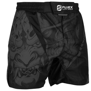 Shorts de boxe MMA personnalisés, haute qualité, respirants, polyester/coton, taille élastique, logo personnalisé, couleur personnalisée, entraînement d'arts martiaux - Product Image 1