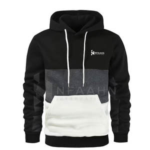 Sudaderas con capucha ligeras de mezcla de algodón de color sólido Nueva llegada Sudaderas con capucha de invierno de calidad premium para hombres - Product Image 1