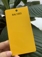 Revêtement en poudre jaune polyester RAL1023/1021
