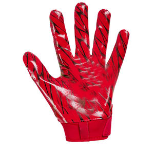 Gants de football américain de qualité supérieure imprimés sur mesure de haute qualité, concevez votre propre logo, gants imperméables en latex pour écran tactile - Product Image 3