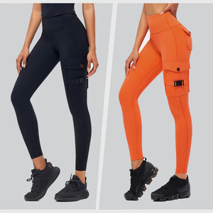 เลกกิ้งผ้าสแปนเด็กซ์/ ไนลอนเอวสูงระบายอากาศได้ดีจากปากีสถาน - Product Image 5