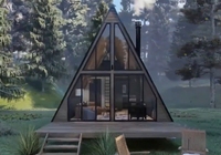 Maison/Cabane/Logement en bois moderne pour usage en villa/hôtel, personnalisable avec un design contemporain