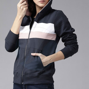 Venta al por mayor transpirable mujeres sudaderas con capucha último estilo de color sólido mujeres sudaderas con capucha personalizadas mujeres sudaderas con capucha - Product Image 2
