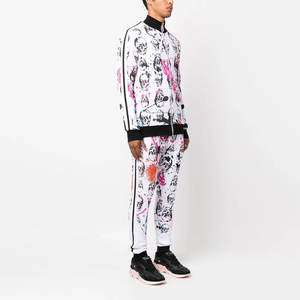 2024 Offre Spéciale hommes vêtements de sport de haute qualité 100% coton attrayant polaire sweat pantalon capuche ensemble hiver survêtement grande taille - Product Image 3