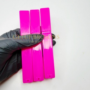 Handmade Custom Tubes <b>Hot</b> <b>Pink</b> Smooth Packaging Custom Color Logo for Personal Care Instruments eyelash tweezerz - Product Image 1