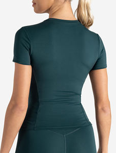 2025 High Quality Women Solid Slim Fit <b>Long</b> Sleeves Women <b>T</b> <b>Shirt</b> for Casual Wear Custom Logo Printed Women <b>T</b> <b>Shirts</b> - Product Image 3