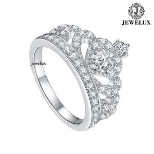 High Demand Jewelux Star <b>Cocktail</b> <b>Ring</b> 925 Silver Pave Setting Diamond Round Brilliant Cut Unisex Luxury Party Jewelry - Product Image 1
