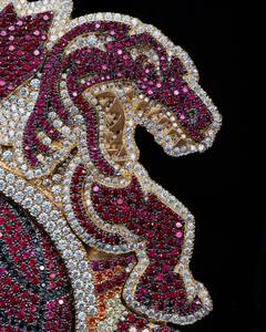 Pendentif Hip Hop personnalisé en argent sterling 925, diamant Moissanite VVS certifié GIA, logo Ice – Personnalisé et passe le testeur - Product Image 3