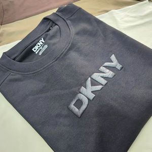 Nouveau Design T-shirt à séchage rapide pour hommes respirant col rond solide motif imprimé 100% coton fil court teint Techniques lavées - Product Image 3