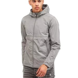 Sudadera con capucha de poliéster para hombre, ropa deportiva con cremallera completa, impermeable, 100% - Product Image 2