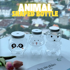 Bouteille en plastique PET en forme d'animal avec bouchon en aluminium, plusieurs tailles pour le thé au lait, le jus et la bière de TINH DIEU VIETNAM - Product Image 2