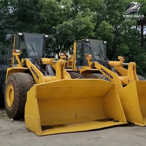 Chargeuse sur pneus Komatsu470 d'occasion 23 tonnes 4,3 m³ de godet Marque japonaise d'origine Matériel de construction d'occasion Faible nombre d'heures Certifié CE - Product Image 6