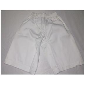 Uniforme de Taekwondo d'été en polycoton côtelé blanc à manches courtes, col en V, cordon de serrage, ceinture courte, arts martiaux, pratique unisexe - Product Image 4