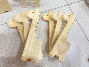 Niños Aprendizaje temprano Animales educativos Juguetes de madera naturales y ecológicos - Product Image 3