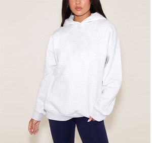 Women's Casual Long-Sleeve Knitted Streetwear Stylish Hooded with Front Pocket New Fashionable <b>Winter</b> <b>Tops</b> OEM - Product Image 4