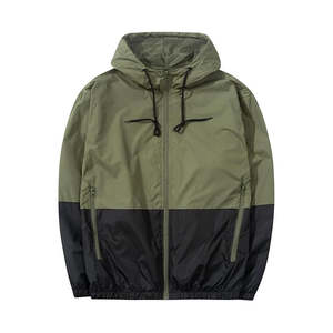 Chaqueta Cortavientos de Invierno para Hombre, Gruesa, con Cuello Alto, Transpirable, con Calefacción, Logotipo Frontal, en Colores Contrastantes - Product Image 1