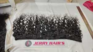 Tóc người Ấn Độ Tamil Nadu Chennai, tóc nối máy, tóc nối nguyên chất chưa qua xử lý, kiểu thẳng tự nhiên, dài 12 inch - Product Image 3