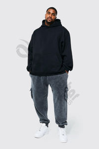 Pantalon de survêtement personnalisé de haute qualité Pantalon de survêtement rembourré pour temps froid hiver hommes Pantalon de jogging quantité décontractée coton imperméable - Product Image 3