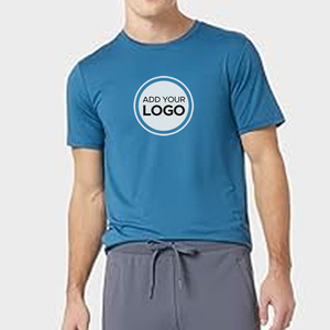 เสื้อยืดพิมพ์ลายโลโก้สำหรับผู้ชายเสื้อยืดธรรมดาพิมพ์ลายด้านหน้าและด้านหลังแบบกำหนดเองพร้อมรูปภาพของคุณสำหรับ2025ฤดูร้อน - Product Image 5