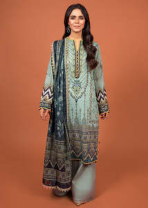 Robe de luxe pour pelouse de créateur indien pakistanais pour la fête des mères des femmes porter des robes décontractées Eid. - Product Image 5