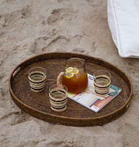 Tasse décorée avec un emballage en jonc de mer Fabriqué au Vietnam Matériau écologique utilisé pour la décoration de la maison Décoration de table Vente en gros - Product Image 4