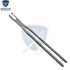 Forceps dentaires équins, outil d'extraction professionnel pour le retrait des molaires et incisives des chevaux, en acier inoxydable - Product Image 5
