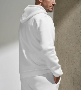 เสื้อฮู้ดดี้ผ้าฝ้ายเฟรนช์เทอร์รี่คุณภาพสูง ลดราคาพิเศษ ทรงหลวม ไหล่ตก ระบายอากาศได้ดี เหมาะสำหรับฤดูหนาว แบบเรียบง่าย ใส่ได้ทั้งชายและหญิง รับสั่งทำ - Product Image 6