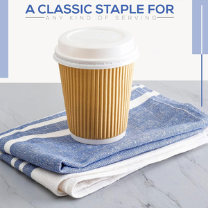 Serviette de thé en molleton de corail absorbant de haute qualité rayures de couleur serviette de nettoyage de cuisine serviette de lavage de vaisselle à séchage rapide - Product Image 4