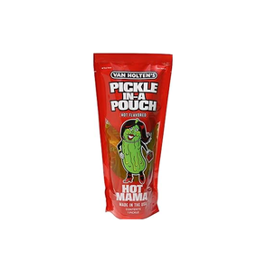 Venta al por mayor de Van Holten's Hot Mama Pickle en bolsa de 140g, 48 bolsas por paleta completa, cantidades para distribuidores a gran escala - Product Image 6