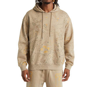 Último diseño térmico nueva llegada hombres pulóver sudaderas con capucha precio bajo uso de invierno hombres pulóver sudaderas con capucha - Product Image 2