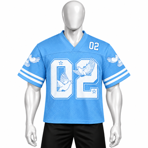 Manufacture <b>Top</b> Quality Factory Custom Oversized Polyester Sublimation Boxy Street Wear <b>Mesh</b> Jersey For Sale - Product Image 4