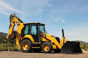 Cargadora retroexcavadora 4x4 de primera clase, amarilla, diésel, con pulgar hidráulico de alta eficiencia, 260 horas, 4.1, cargadora de ruedas, cargadora frontal - Product Image 4