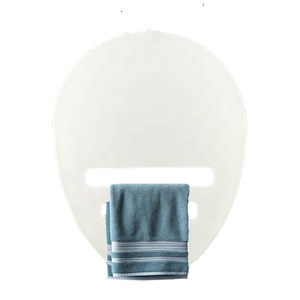 Sèche-serviettes infrarouge de salle de bain au design exclusif 200W 110-240V, radiateur ovale en verre à énergie solaire, économe en énergie, IP65, 5 - Product Image 1