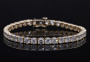 14K สร้อยข้อมือเพชรกะรัต12.16ทองกะรัตสำหรับสุภาพสตรี - Product Image 2